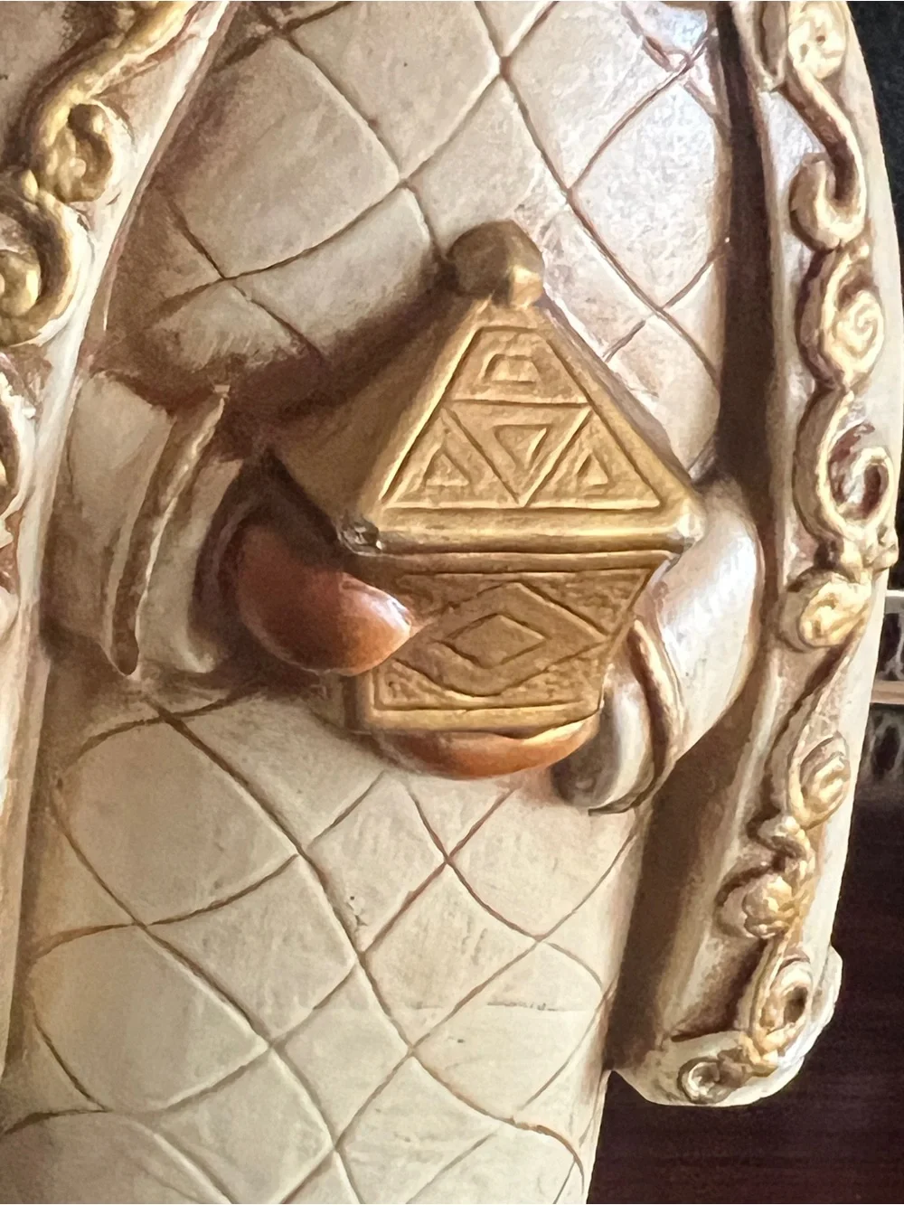Vintage wise man taper candleholder